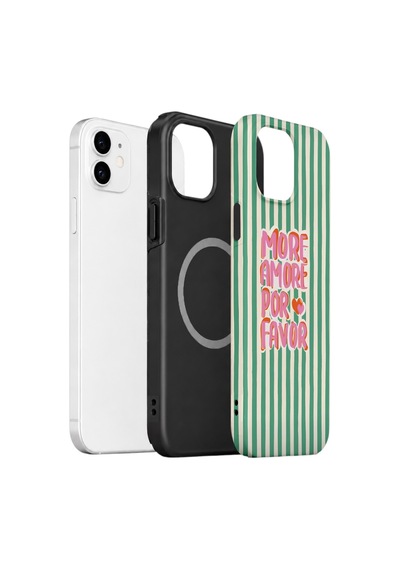 Apple iPhone Uyumlu 11 Vorian Çift Katmanlı Magsafe Kılıf More Amore Green