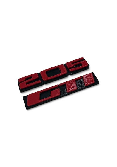 Peugeot 205 Gti Bagaj Yazısı Yazı Logo Arma Amblem 0