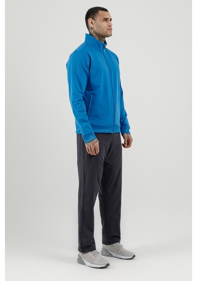 Airlife Sportswear Tam Boy Fermuarlı Erkek Dik Yakalı Eşofman Takımı Saks Saks Mavi