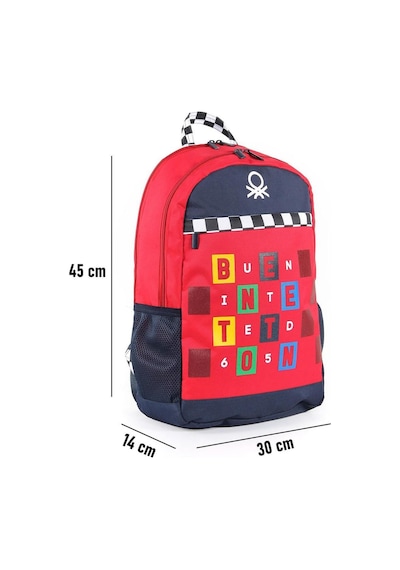 Unıted Colors Of Benetton Çift Bölmeli Okul Çantası 03766