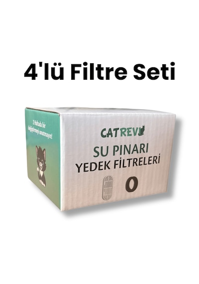 Catrevi Paslanmaz Çelik Su Pınarı İçin 4 Adet Premium Filtre Su Pınarımızla Uyumlu