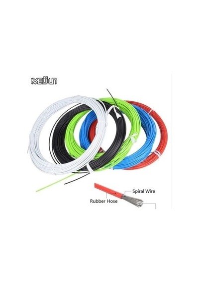 2 Metre Bisiklet Dış Vites Kablosu + 2 Adet Vites Teli Renkli 001