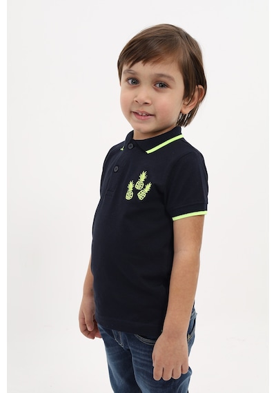 Toontoy Kids Toontoy Erkek Çocuk Nakışlı Tişört Lacivert