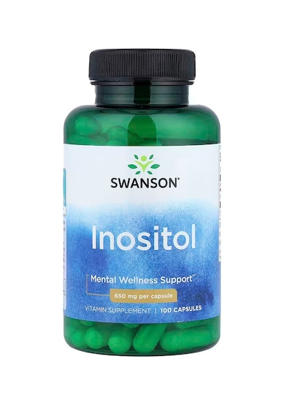 Swanson Vitamins, Inositol Cognitive Focus Liver Health 650 Mg 100 Caps