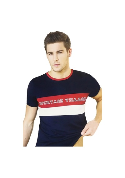 Alfa Aksesuar 03 Berrak Erkek T-shirt 4024 Lacivert