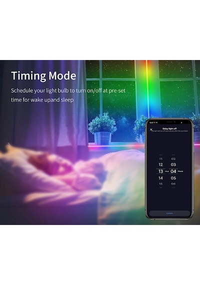 Sima Avize 10 Metre Rgb Ses Kontrollü Kumandalı Telefon Kontrollü Çok Renkli