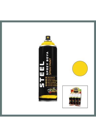 Ventra Sarı Metal Sprey Boya 200 Ml Ventra