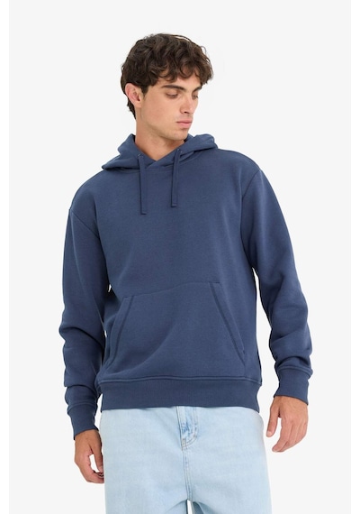 Defacto Regular Fit Kapüşonlu İçi Yumuşak Tüylü Kanguru Cepli Basic Düz Sweatshirt X8283az25aunv163 Lacivert-nv163 Defacto Regular Fit Kapüşonlu İçi Yumuşak Tüylü Kanguru Cepli Basic Düz Sweatshirt X8283az25aunv163 Lacivert-nv163