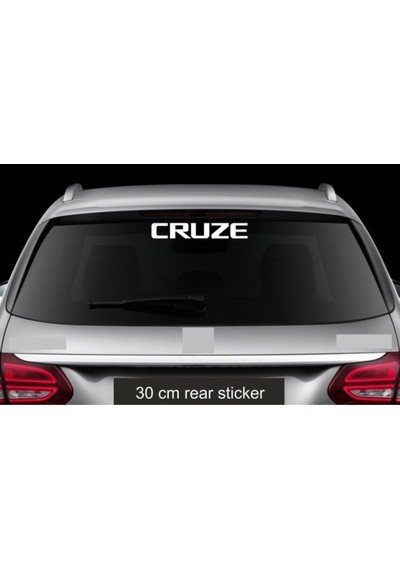 Chevrolet Cruze Araba Arka Cam Sticker Yapıştırma