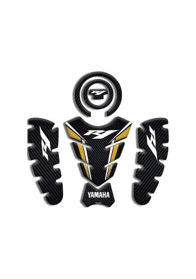 Motosıklet Kaplama Yamaha R1 Tank Pad Set 04
