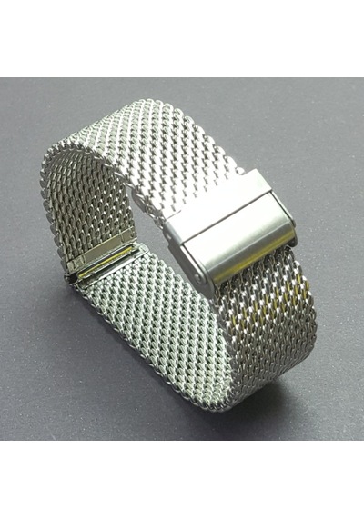 Hasır Kol Saat Kordonu Çelik Kalın 22 Mm (Ø 2,70)