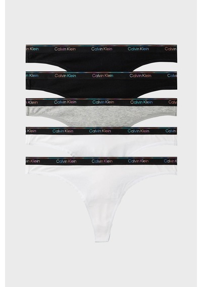 Calvin Klein Bayan Külot Lv00qd5322 Wbt Siyah-beyaz-gri Siyah-beyaz-gri Çok Renkli