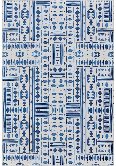 Kaşmir Halı Dekoratif Art Trend Milos Çift Taraflı 160 x 230 CM Salon Mutfak Halısı Yolluk Kilim