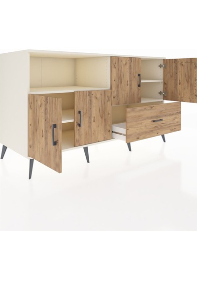 Kronos Konsol 4 Raflı Tek Çekmeceli 4 Kapaklı 176x59x99 Aytaşı-ça Aytaşı-çam Kronos Konsol 4 Raflı Tek Çekmeceli 4 Kapaklı 176x59x99 Aytaşı-ça Aytaşı-çam