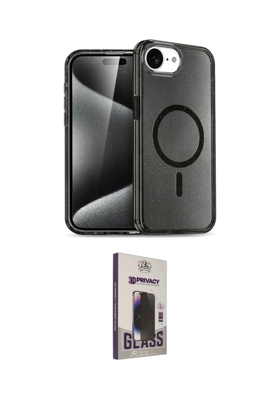 Cep Apple Uyumlu İphone 16e Kılıf Nova Asil Prime İkili Koruma Seti Najmaddin Mor