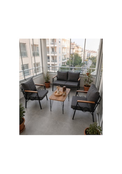 Rüya Model, Balkon, Bahçe, Cafe, Balkon Takımı, Bahçe Mobilyası, Oturma Grubu, Metal Kanepe, 2 1 1 Sehpalı Rüya Model, Balkon, Bahçe, Cafe, Balkon Takımı, Bahçe Mobilyası, Oturma Grubu, Metal Kanepe, 2 1 1 Sehpalı