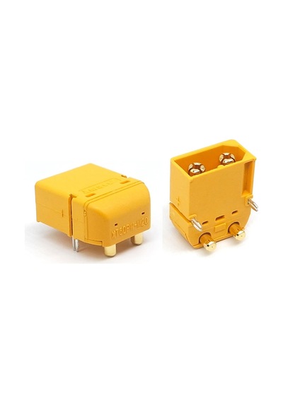 Xt60pw Erkek Dişi Konnektör Soket Çift Pcb Tip Lehimlenebilir Lityum Lipo Pil Bağlantı Konnektörü