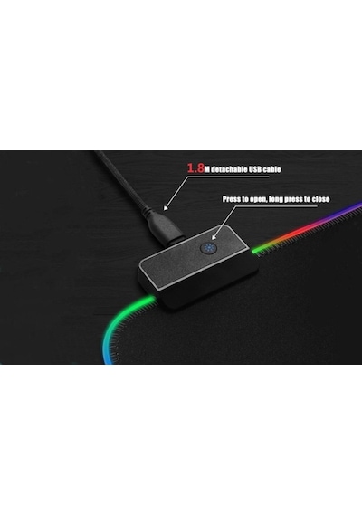 Unico Rgb Led Işıklı Gaming Mouse Pad 80X 30Cm Mp-0778 Unico Rgb Led Işıklı Gaming Mouse Pad 80X 30Cm Mp-0778
