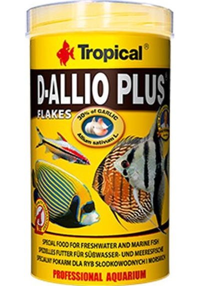 Tropical D-Allio Plus Flakes 250gr Kovadan Bölme