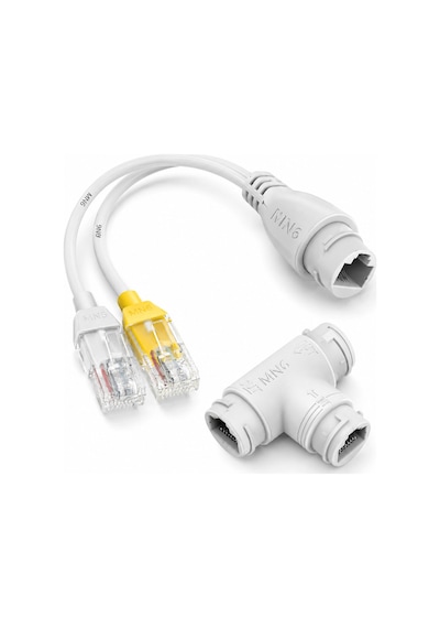 Mn6 Mn-px2 Poe Rj45 Splitter Çoklayıcı Mux Combiner Ethernet Ağ Adaptörü