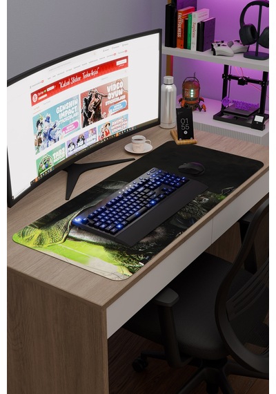 Call Of Duty Kaymaz Dikişli Kauçuk Oyuncu Mousepad V5 - 90x40 Xxl Gaming Mouse Pad Fare Altlığı