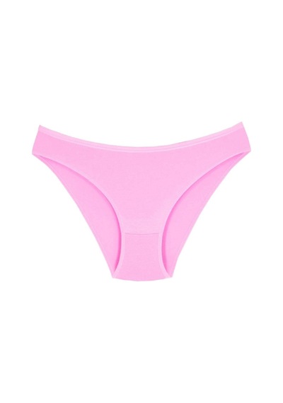 1001 Kadın 5'lı Günlük Slip Külot V19-Pembe-Lila-Somon-Mint-Vizon Çok Renkli