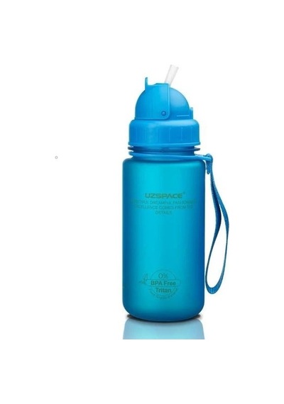 Uzspace Pipetli 400ml Tritan Su Matarası Bpa Koku Sızdırma Yok