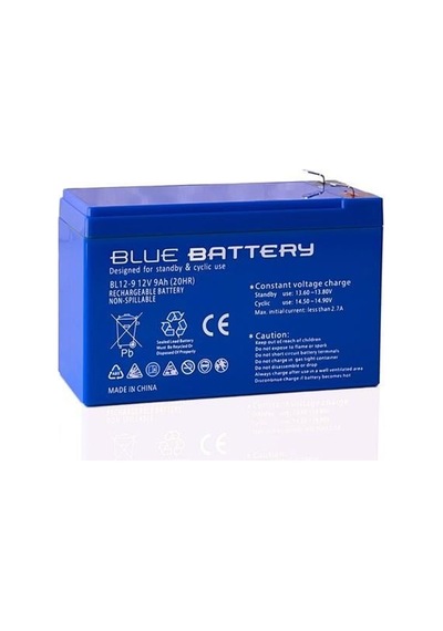 Blue 12v 9amper Bl12-9 Kuru Tip Akü Avrupa Üretim-211998