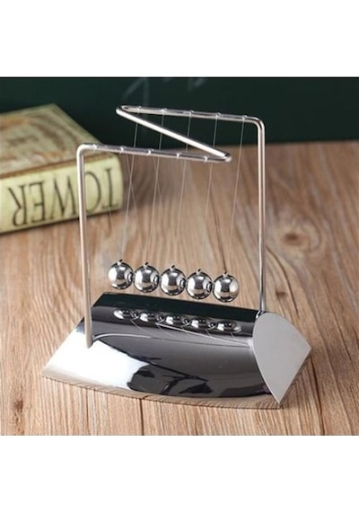 Kişiye Özel Newton Denge Topları Büyük Boy Newtons Cradle