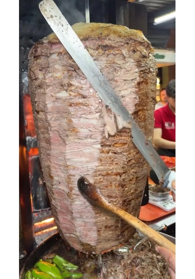 Heritagen Döner Bıçağı 55 Cm Paslanmaz Çelik Turuncu