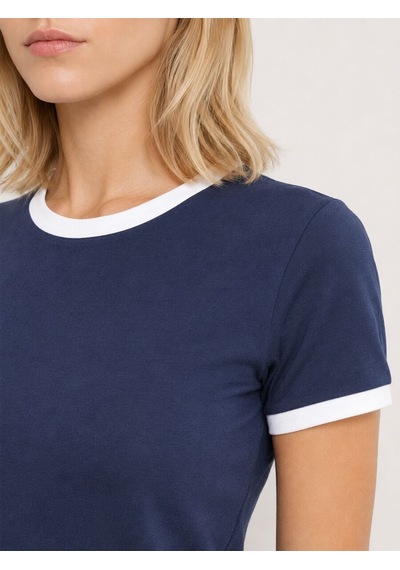 Loft Slim Fit Kadın Tshirt K.kol Lf2044188 Q1.v1 Lacivert
