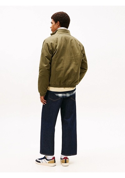 Tommy Hilfiger Tjm Cotton Twıll Padded Jacket Erkek Yeşil Mont - Dm0dm22712