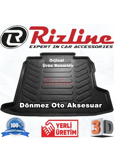 Opel Astra H Sedan 3D Bagaj Havuzu Paspası 2008 Sonrası Rizline N11.16580