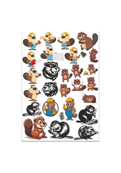 Köstebek Sticker Set