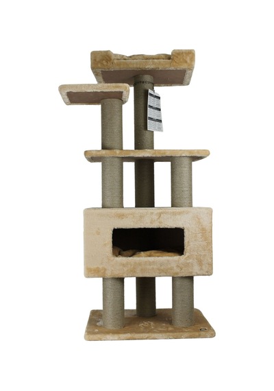 Lotus Furniture Pet Series Cenevre Tırmalamalı Kedi Evi