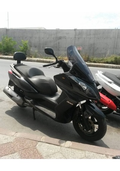 Zeus Motor 2011-2015 Kymco Downtown 300i Uyumlu Koyu Füme Ön Cam