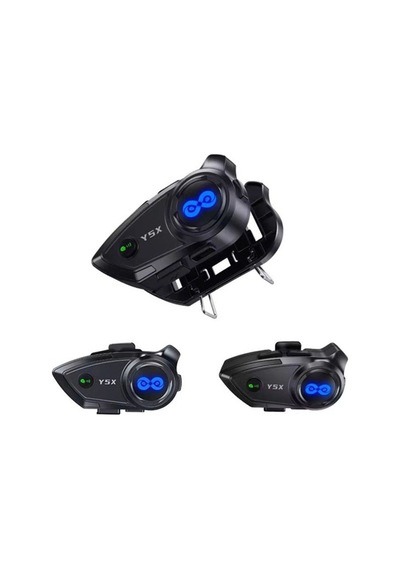Y5x Rgb Işıklı Intercom 5 Kişi Bağlantılı 1000mah Motosiklet Bluetooth Kulaklık Seti 77327565