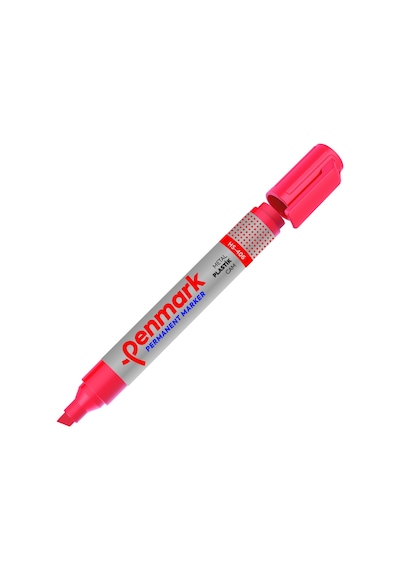 Permanent Marker Kesik Uç - Kırmızı