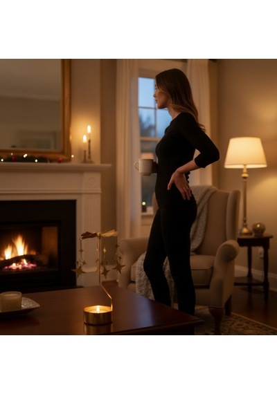 Isı İle Dönen Dekoratif Yıldız Tasarımlı Metal Tealight Mumluk Gold