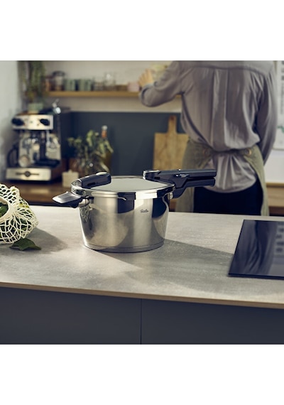 Fissler Vitaquick Elemental 4.5 L Düdüklü Tencere Gri