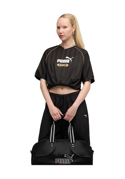 632563-01 Puma Kıng Relaxed Football Jersey T-shirt Siyah 632563-01 SIYAH