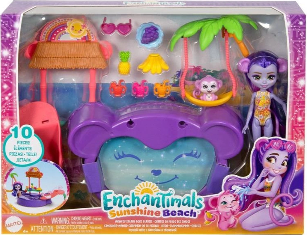 Htw73 Enchantimals Eğlenceli Havuz Partisi Oyun Seti