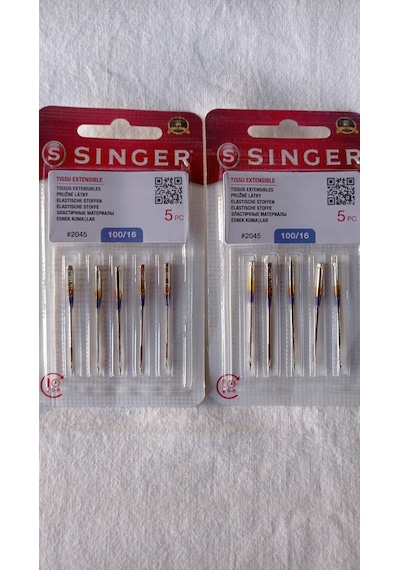 Singer 2 Paket 16 Numara Dikiş Makinesi İğnesi (Kalın Kumaş)
