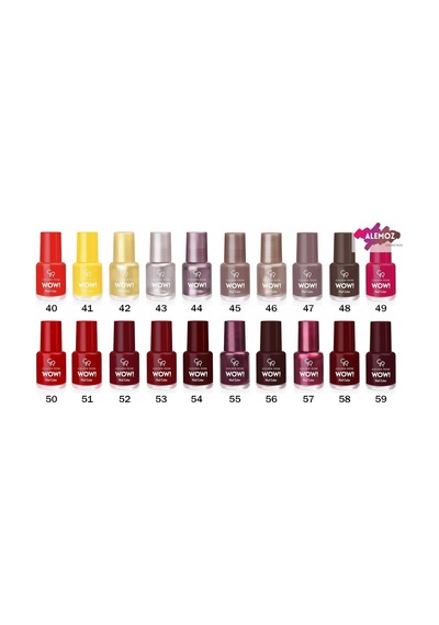 Wow Nail Color No: 02 - Parlak Bitişli Mini Oje 6 Ml Diğer