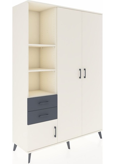 Hyperion Dolap 5 Raflı 2 Çekmeceli Tek Askılı 132x44x195 Aytaşı-aytaşı/antrasit Aytası/antrasıt - Aytası Hyperion Dolap 5 Raflı 2 Çekmeceli Tek Askılı 132x44x195 Aytaşı-aytaşı/antrasit Aytası/antrasıt - Aytası