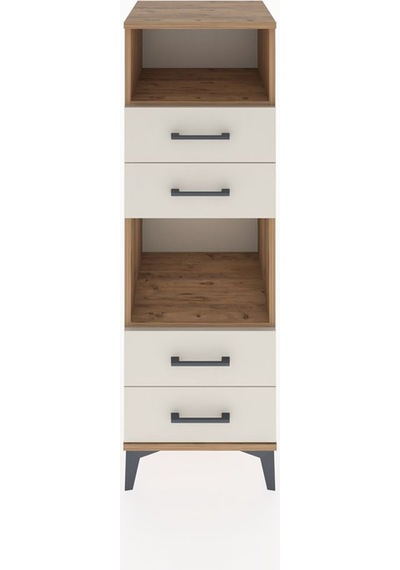 Hyperion Dolap 2 Raflı 4 Çekmeceli 44x44x134 Çam-aytaşı Atlas Çam