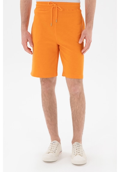 U.s. Polo Assn. Erkek Turuncu Şort Örme 50279579-vr051 Turuncu