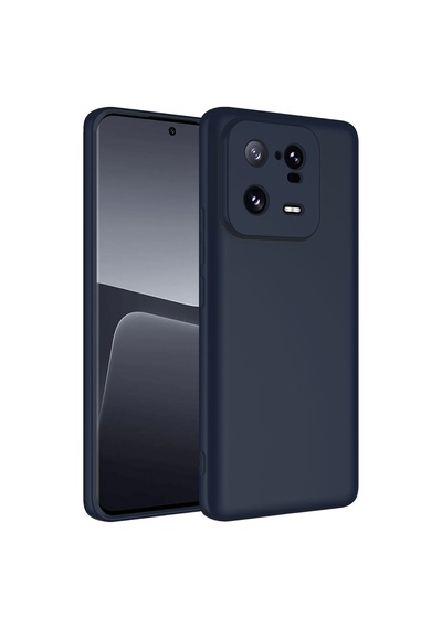 Xiaomi Mi 13 Pro Kılıf Yumuşak Silikon Kamera Korumalı Lansman Pazarplus Koyu Mor