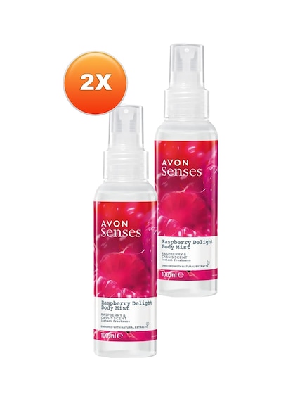 Avon Senses Raspberry Delight Vücut Spreyi 2 x 100 ML