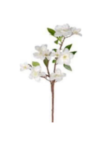 Yapay Çiçek, Kiraz Çiçeği, Beyaz - 70 Cm Çok Renkli